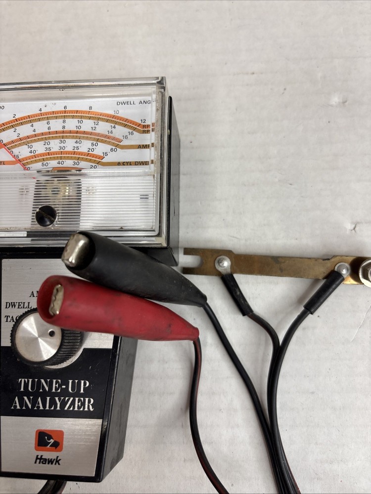 Vintage Hawk Tune-up Analyzer Hand Held Engine Diagnostic Tool. Untested.