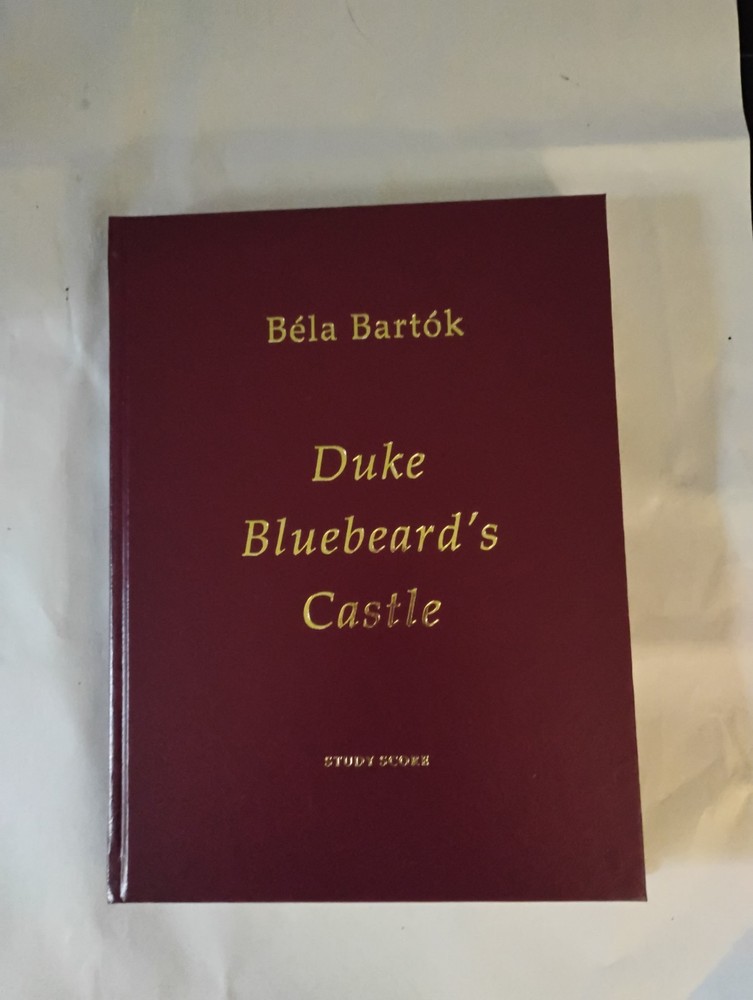 Duke Bluebeard's Castle Study Score Bela Bartok