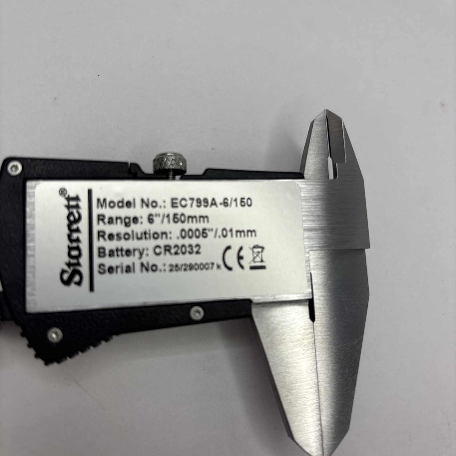 Starrett EC799A-6/150 Electronic Caliper 0-6 Inch Range .0005 Inch Resolution