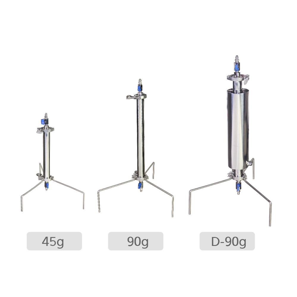 45/90g Closed Loop Extractor Closed Column Pressurized Vacuum Chamber w/ Tripod