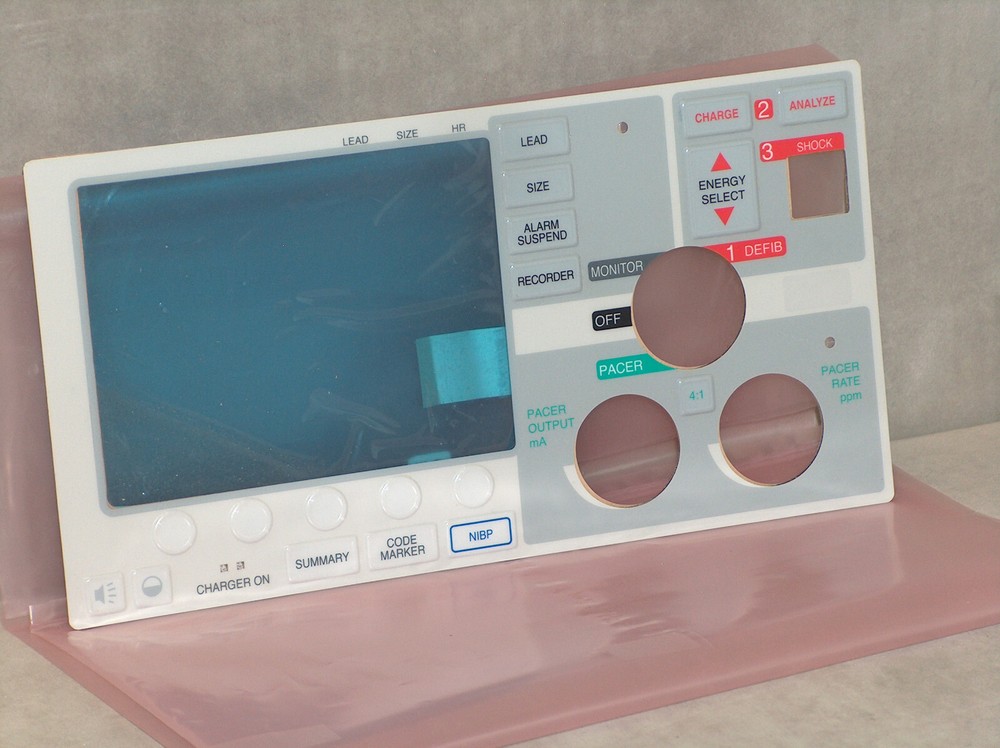 Zoll AED Front Panel Assembly Membrane - New Service Part