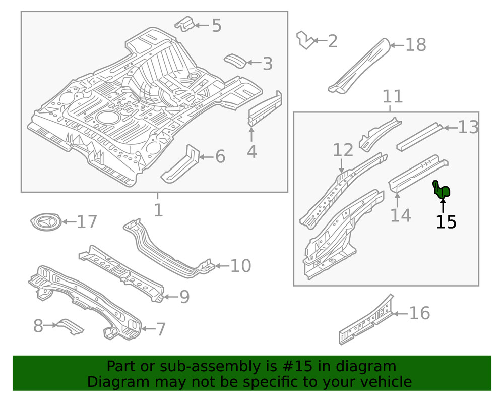Genuine Mitsubishi Extension Bracket 5253AP21