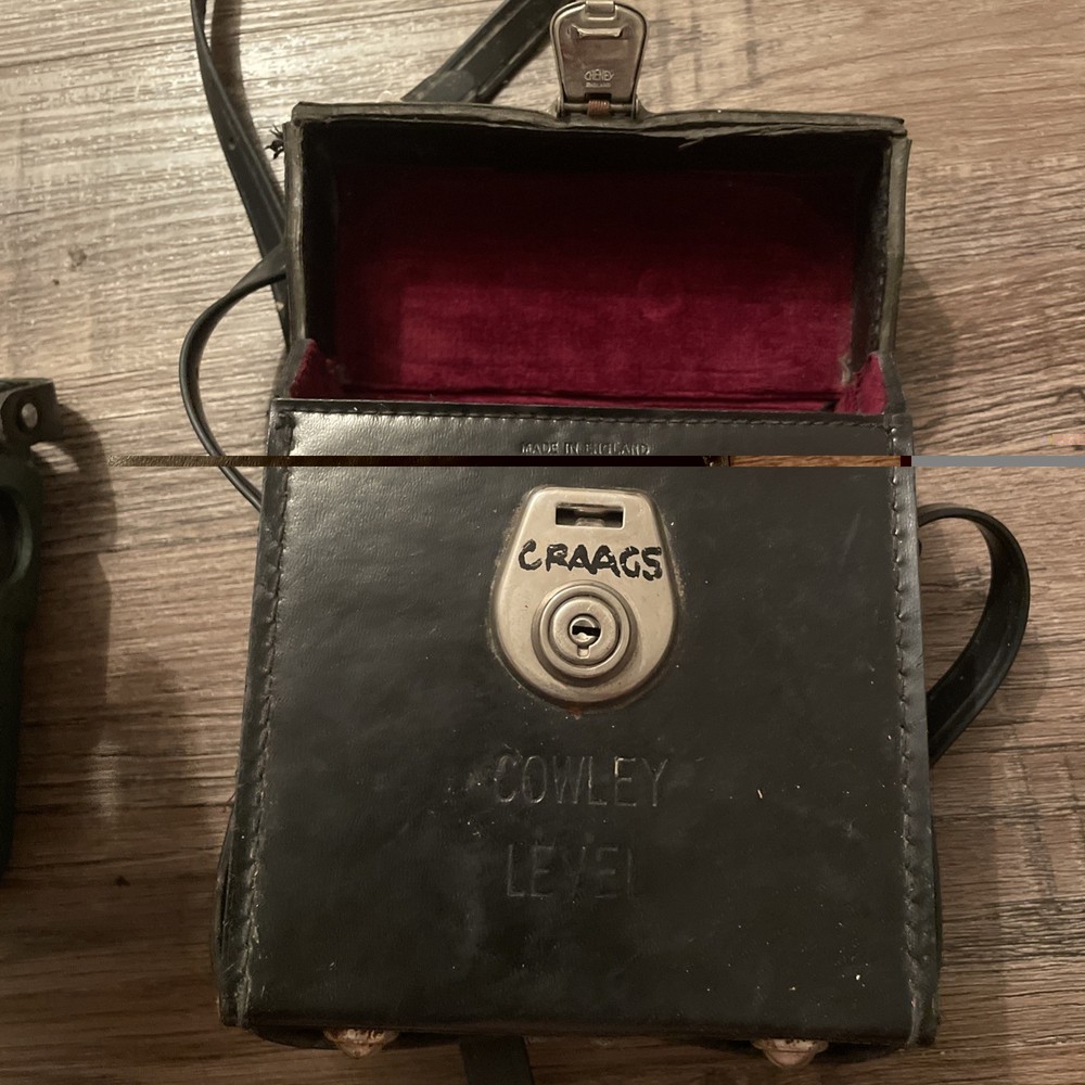Vintage Hilger & Watts Cowley Automatic Level With Original Case