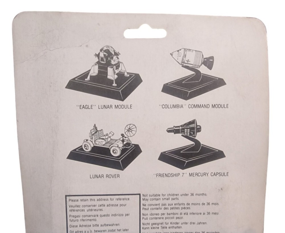 Space : Friendship 7, Eagle Lunar module, Columbia command module diecast set
