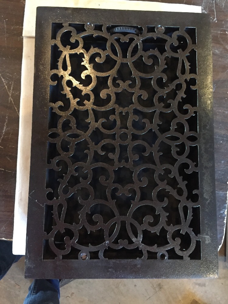 Antique Heating Grate Oversize Unique Size Tc 70