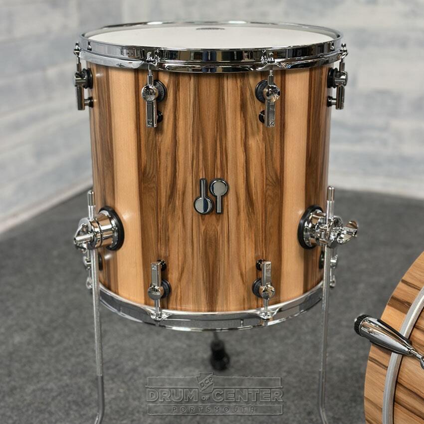Sonor SQ2 Beech 3pc Drum Set American Walnut Semi Gloss