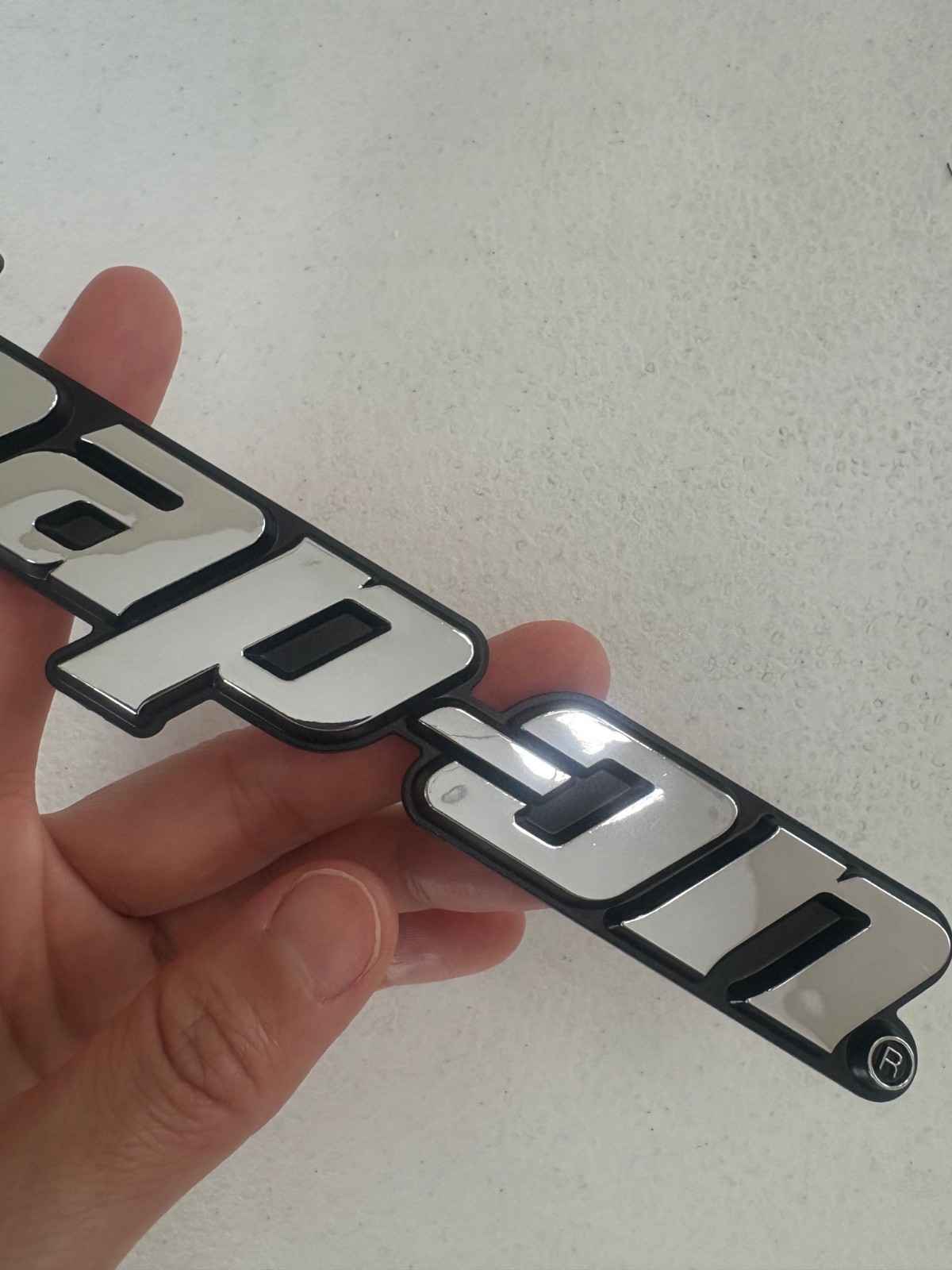 SNAP-ON TOOL BOX LOGO EMBLEM Chrome Silver Badge Decal 8" INCH LONG - OEM design