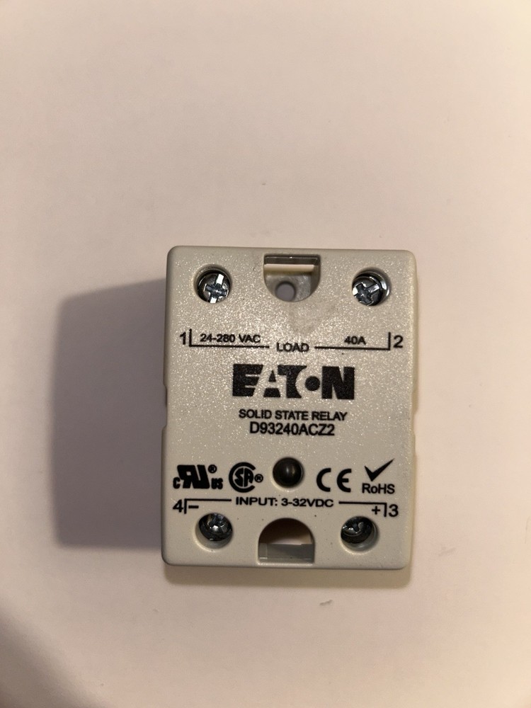 Eaton D93240ACZ2 Solid State Relay 40A 24–280VAC Industrial Control Module