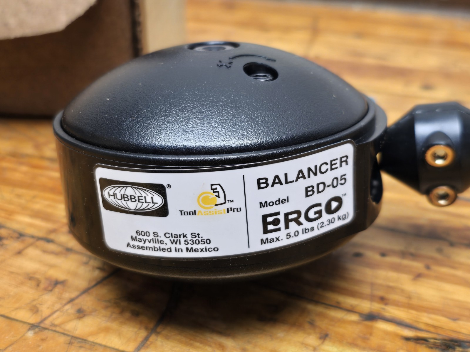 Genuine HUBBELL BD-05 Tool Balancer Swivel Mount Max 5lbs NIB NEW