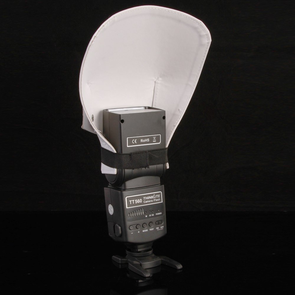 Flash Bounce Soft Diffuser Reflector Pocket For Canon Sony Pentax Flashgun  Hot