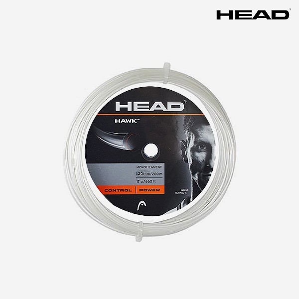 Head HAWK 1.20mm 12m 18G Tennis String Racket String Bulk/Demo Package White NWT