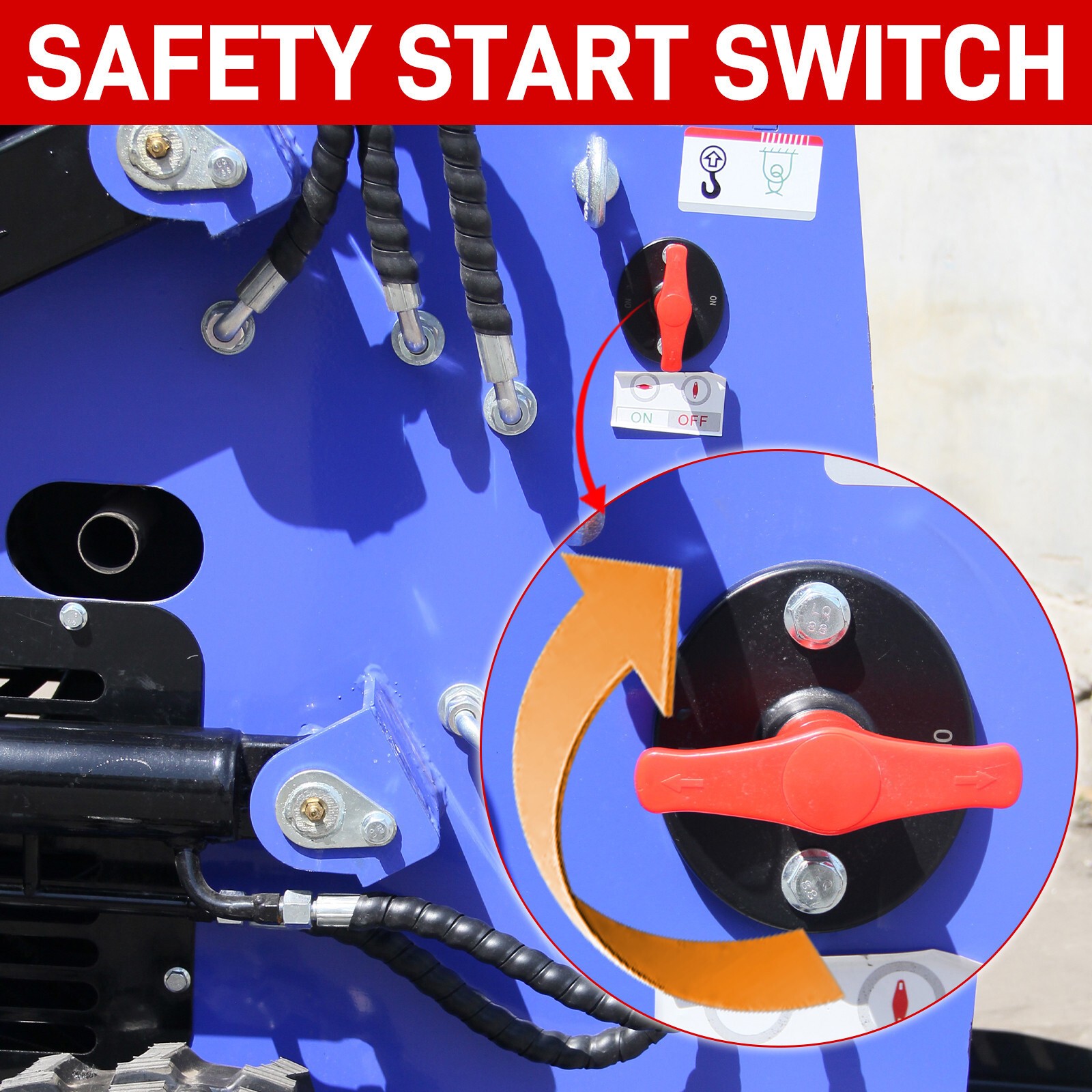 22HP Mini Skid Steer Loader Upgraded 2-Cylinder Gas Engine Free Shipping