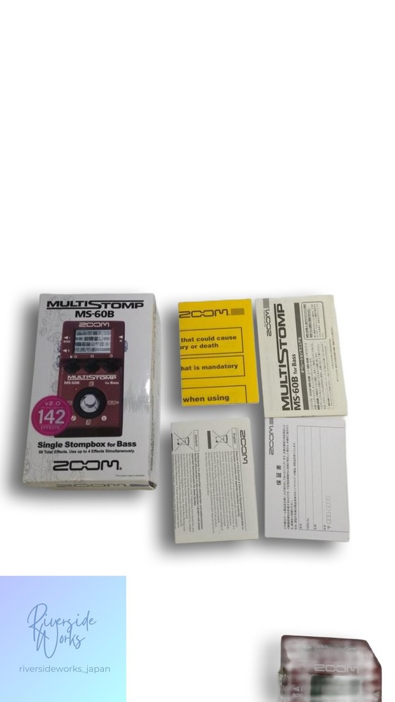 ZOOM MS-60B Multi-Effects Processor for Guitar and Bass JP