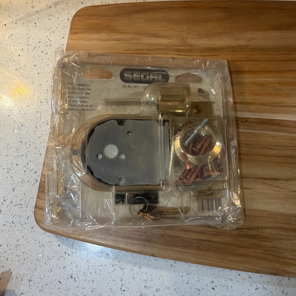 Segal Model 687/688 Solid Bronze Double Cylinder Deadbolt – Maximum Security NEW