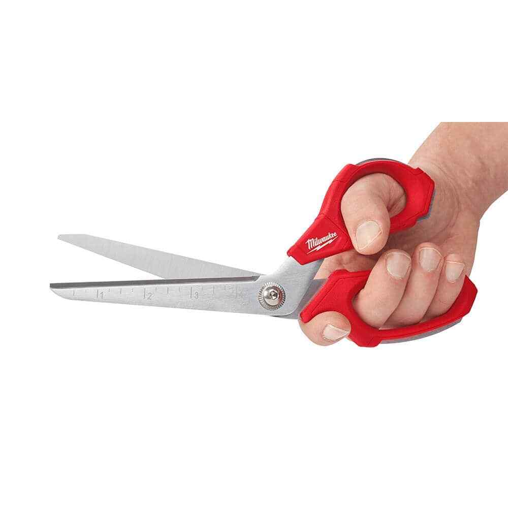 Milwaukee 48-22-4047 Job site Offset Scissors New Precision Sharp Blade Cutting