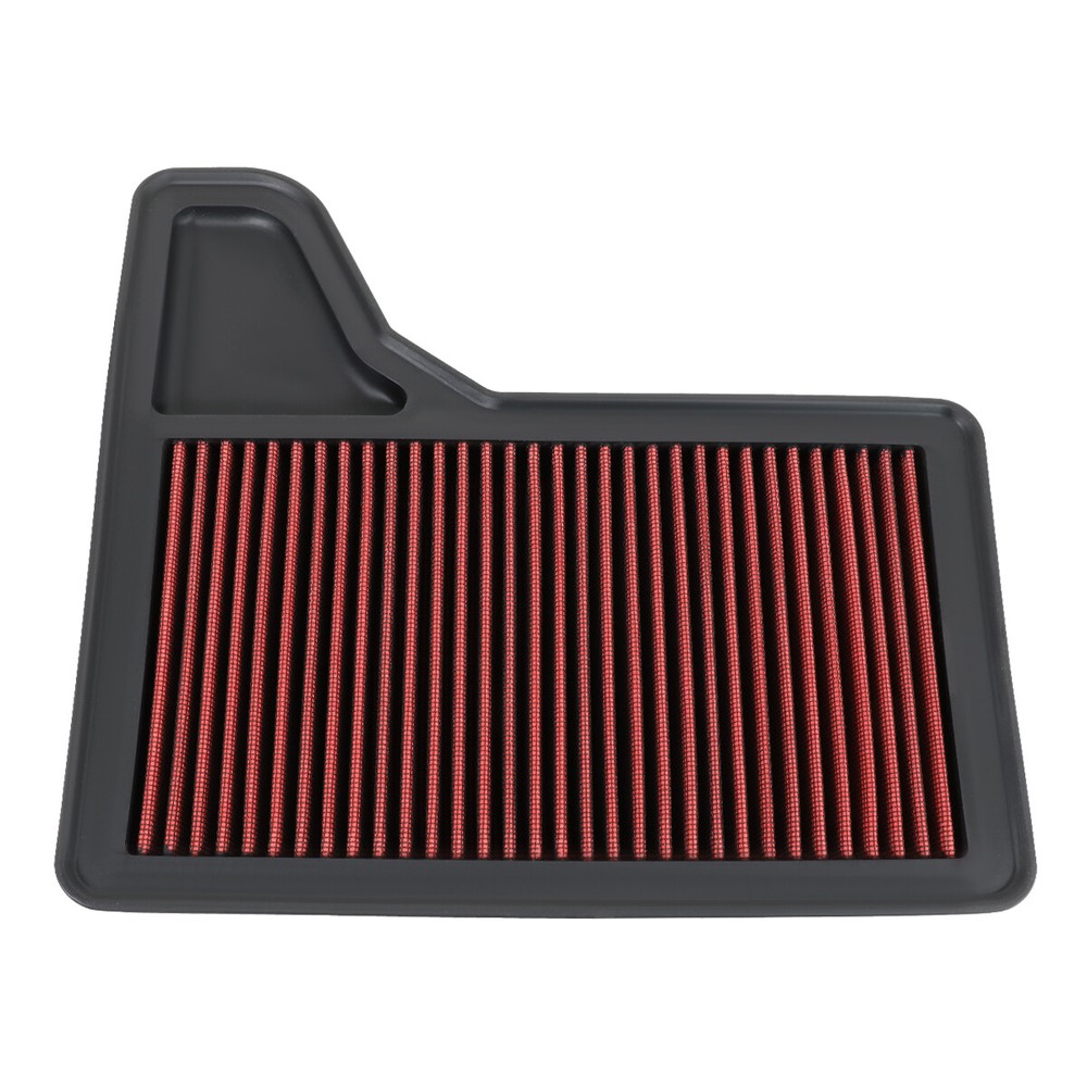 FOR 2015-2019 FORD MUSTANG RED HIGH FLOW ENGINE DROP-IN COLD AIR FILTER PANEL