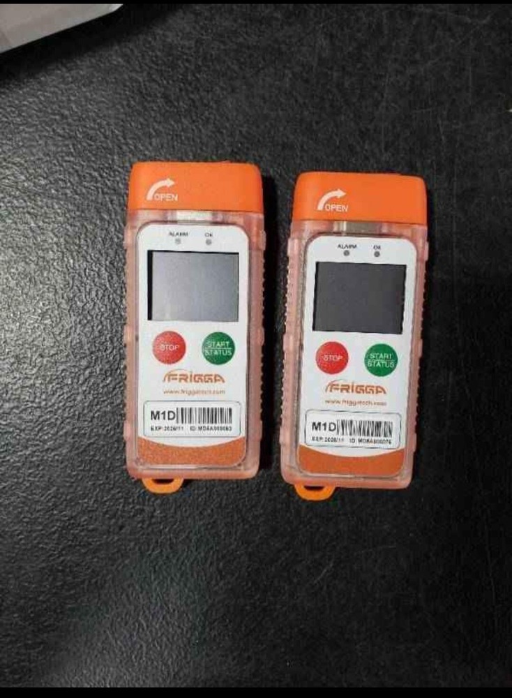 Frigga 2 Pack Temperature Data Logger LCD Single Use