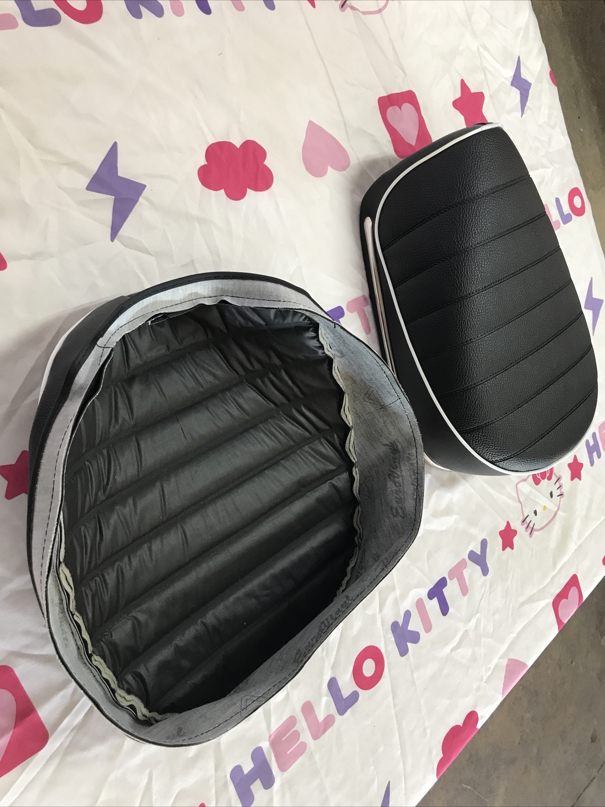 HONDA CT90 SEAT COVER TRAIL 90 SEAT COVER 1969 TO 1971 MODEL SILVER LOGO (H*-33)