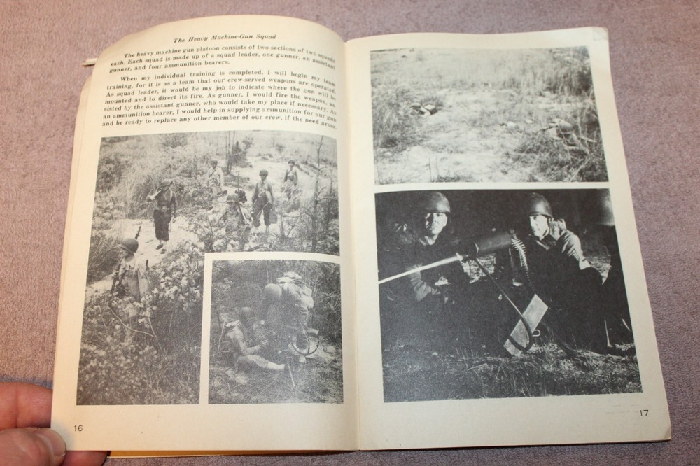 Original WW2 U.S. Army Infantry School "IRTC" Booklet, "I am a Doughboy"