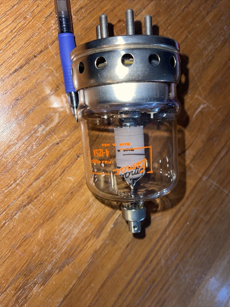 EIMAC 4-125A HAM AMPLIFIER PENTODE POWER TUBE NOS NO BOX