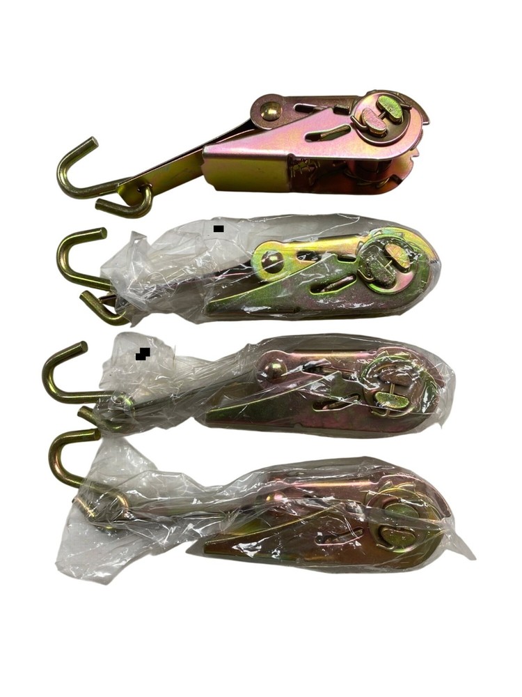 4-Pack Heavy Duty Ratchet Tie Down S-Hooks