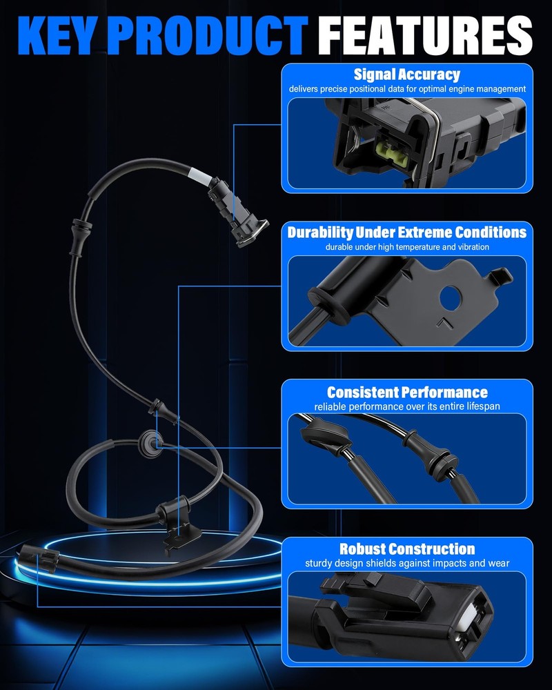 91920-B2000 Harness Cable for ABS Wheel Speed Sensor Rear Left Compatible wit...