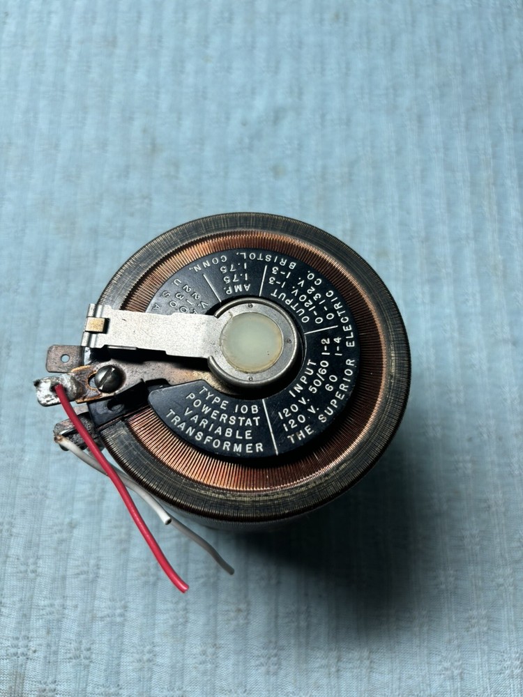 Superior Electric Powerstat 10B Variable Transformer From Operating Train Layout