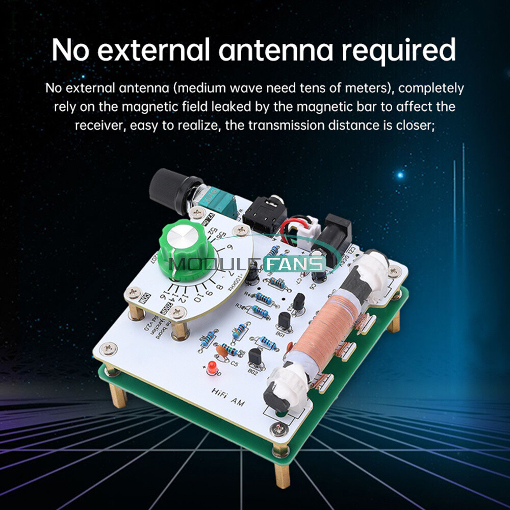 525~1605kHz Medium Wave AM Radio Transmitter DIY Circuit Board Radio Module 6V