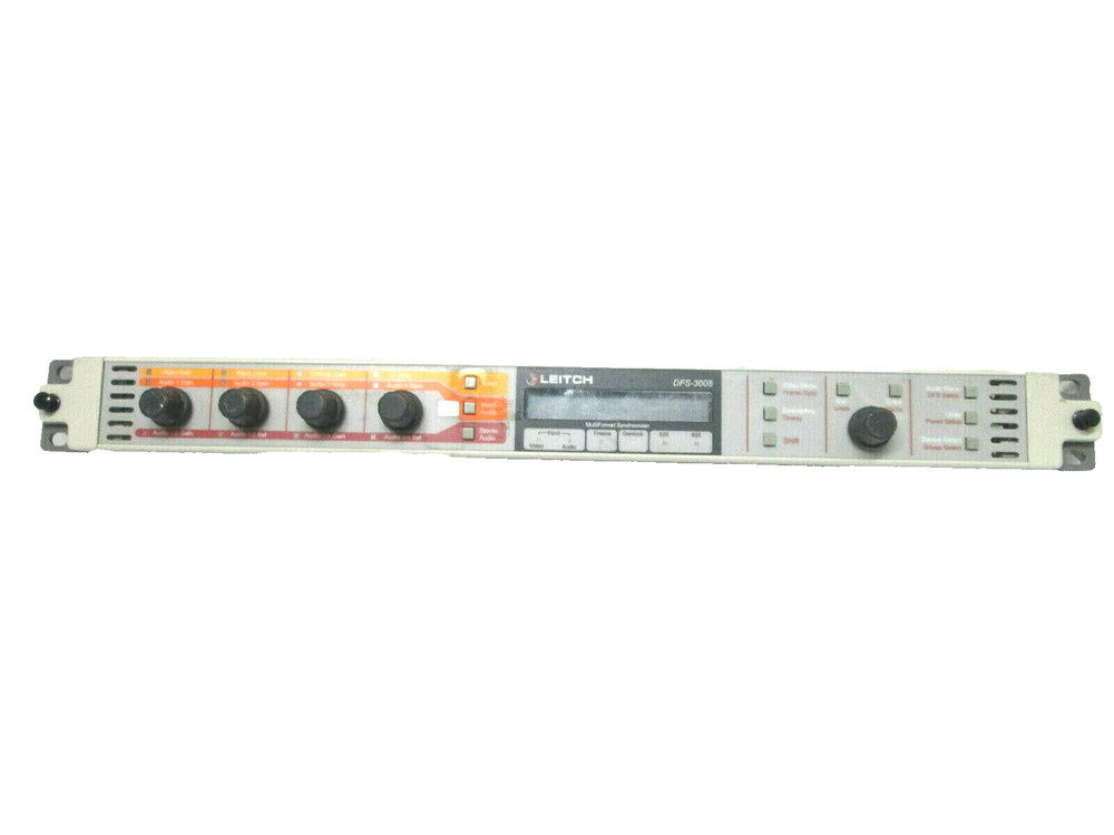 Leitch DFS-3005 CONTROL audio controller PANEL for multiformat synchronizer A-V