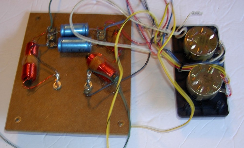 JBL Radiance Series 3-WAY Crossover/input plate with controls knobs