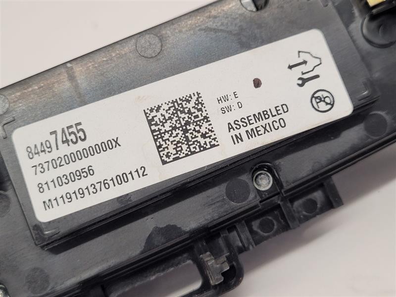 A/C Selector Switch fits 2020 Buick Enclave front ID 84497455 Grade A