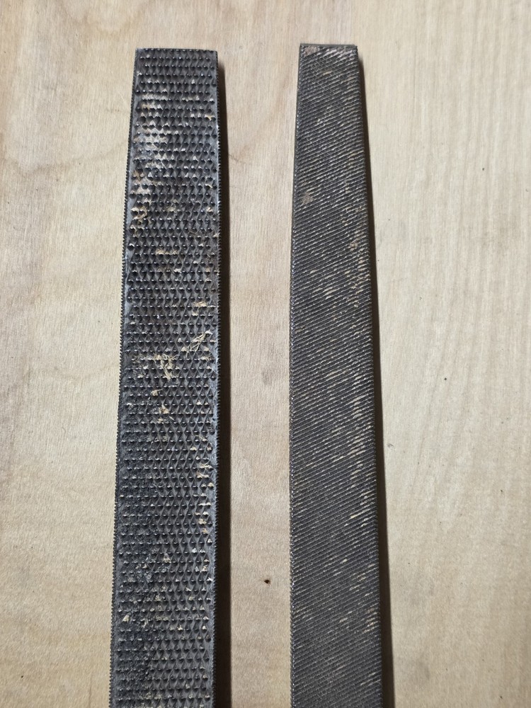 Vintage Flat & Half-Round File Set
