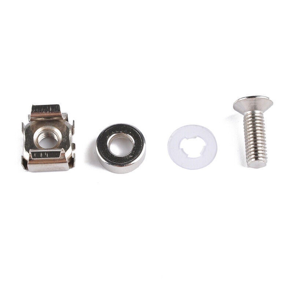 10pcs M5 Mounting Screws& Cage Nuts For Server Network AV Rackmount Equipment B