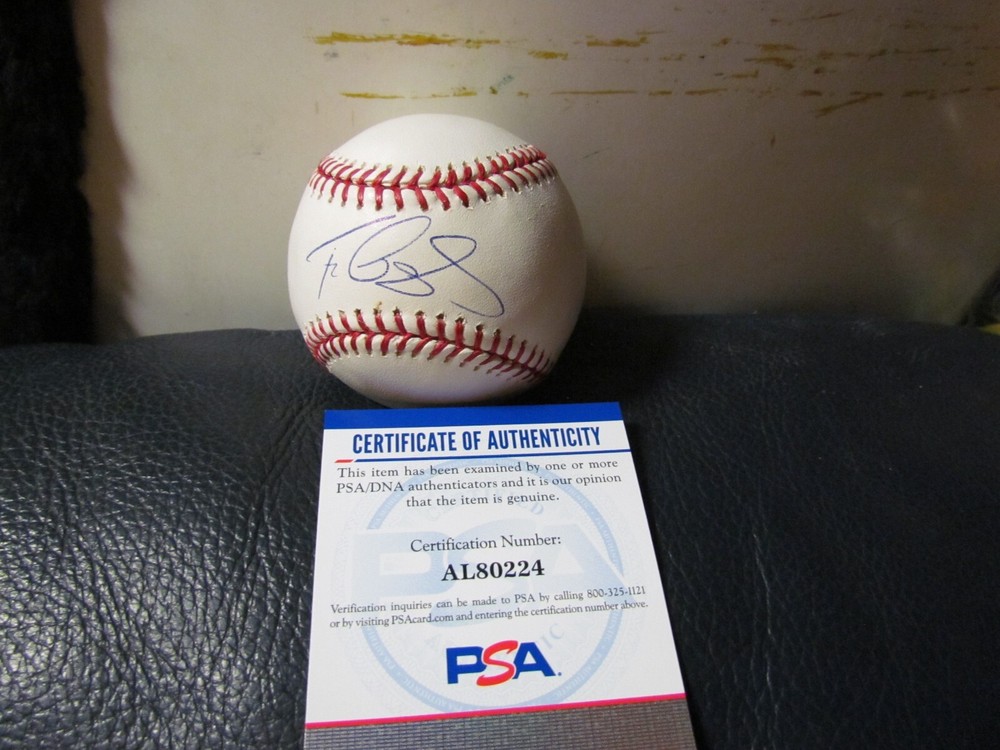 Tom Garzelanny  Signed Baseball PSA Certified