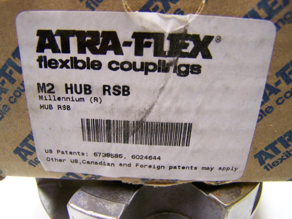 Atra-Flex Millennium M2 RSB Coupling Hub Rough Stock Bore New