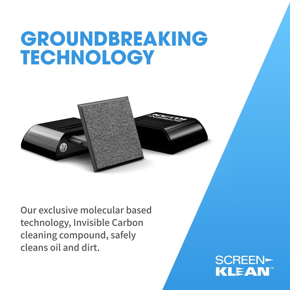 CarbonKlean ScreenKlean Tablet Cleaner Carbon Microfiber Injected Black 1 Count
