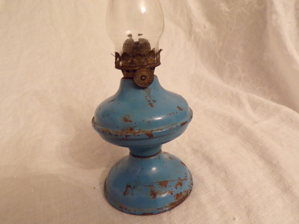 VTG Mini Blue Metal Lantern