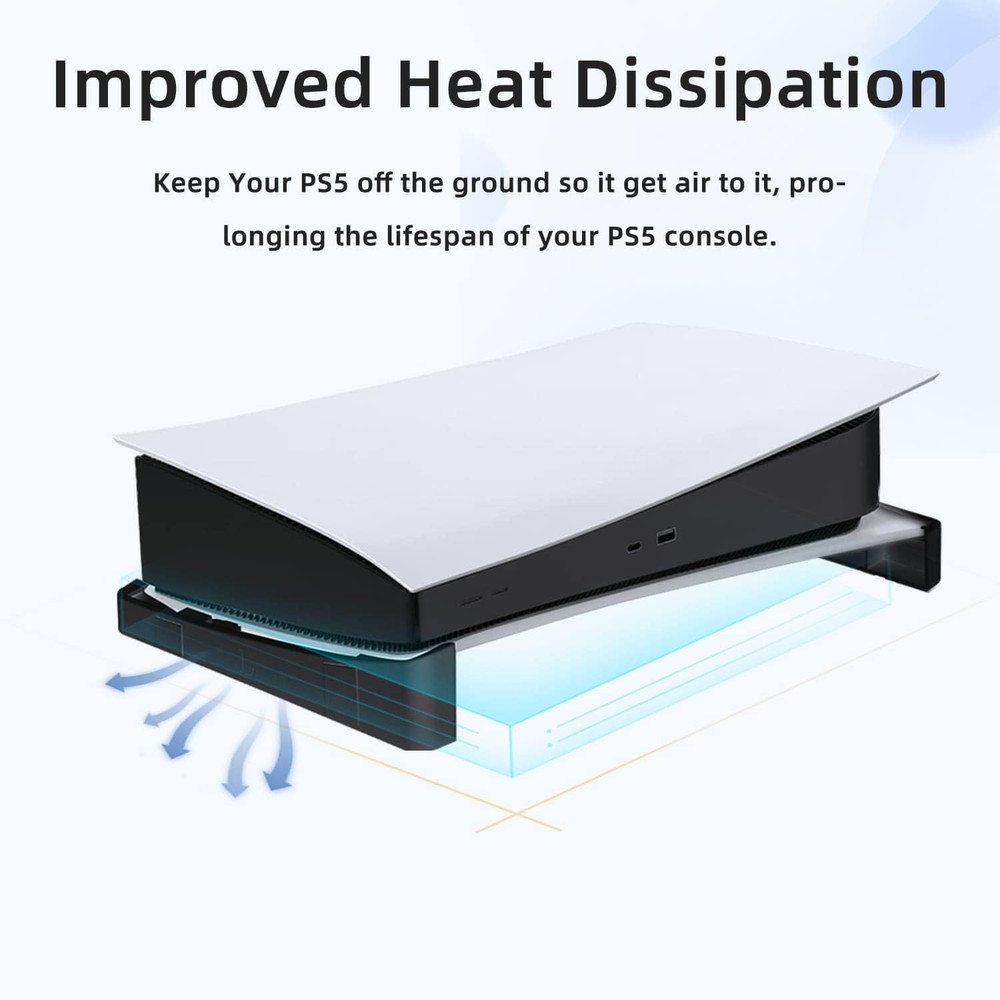 Horizontal Stand for Standard PS5 Stable Base Stand for 5 Disc...
