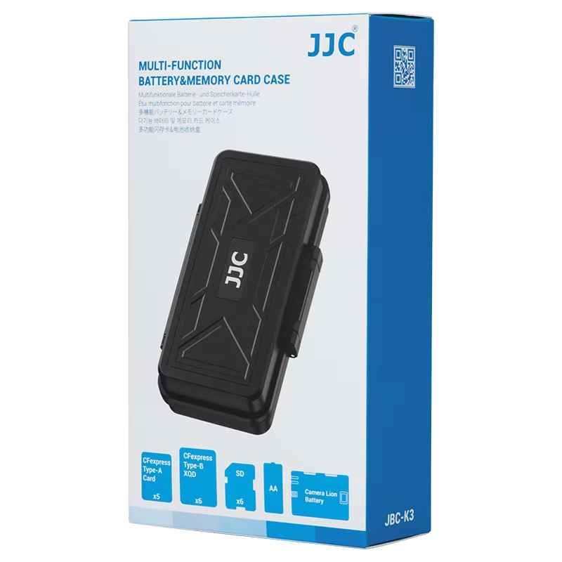 Camera Battery & Memory Card Storage Case for 6 SD & 11 CFexpress Cards