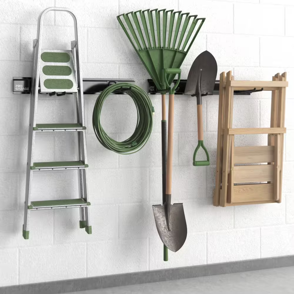 Progarage 32 In. L Garage Hanging Track Storage System (2-Pack)