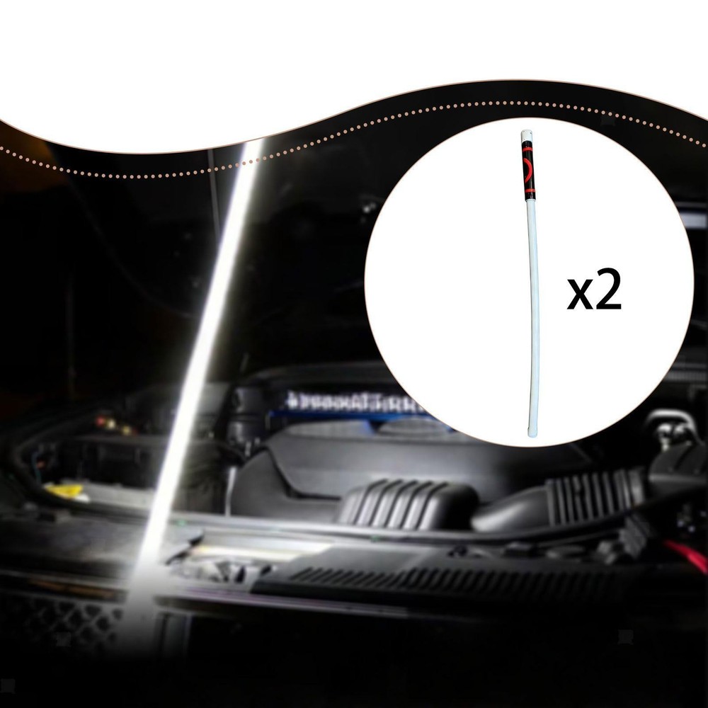 2x LED Stick Flashlight, Mechanic's Flashlight, Professional Flexible Work