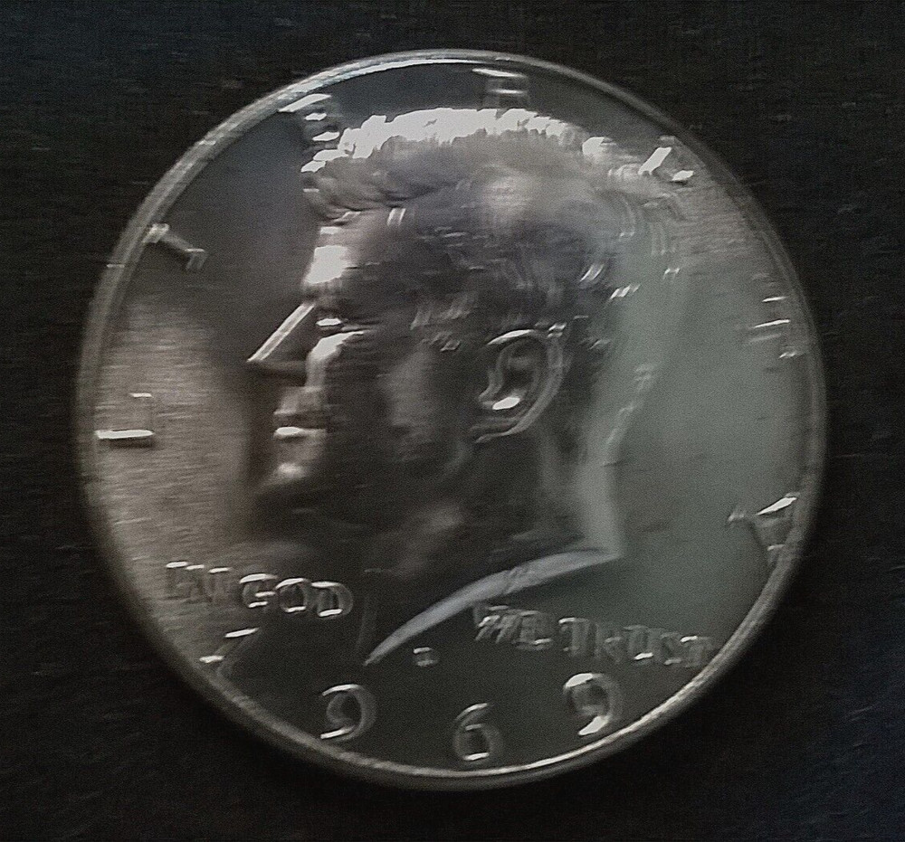 1969-D Kennedy half dollar - BU - 40% Silver