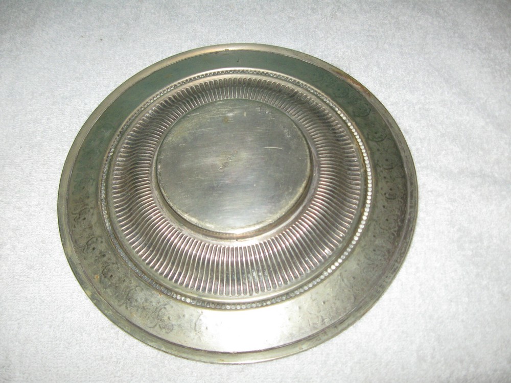 Silver Plated Round Dish