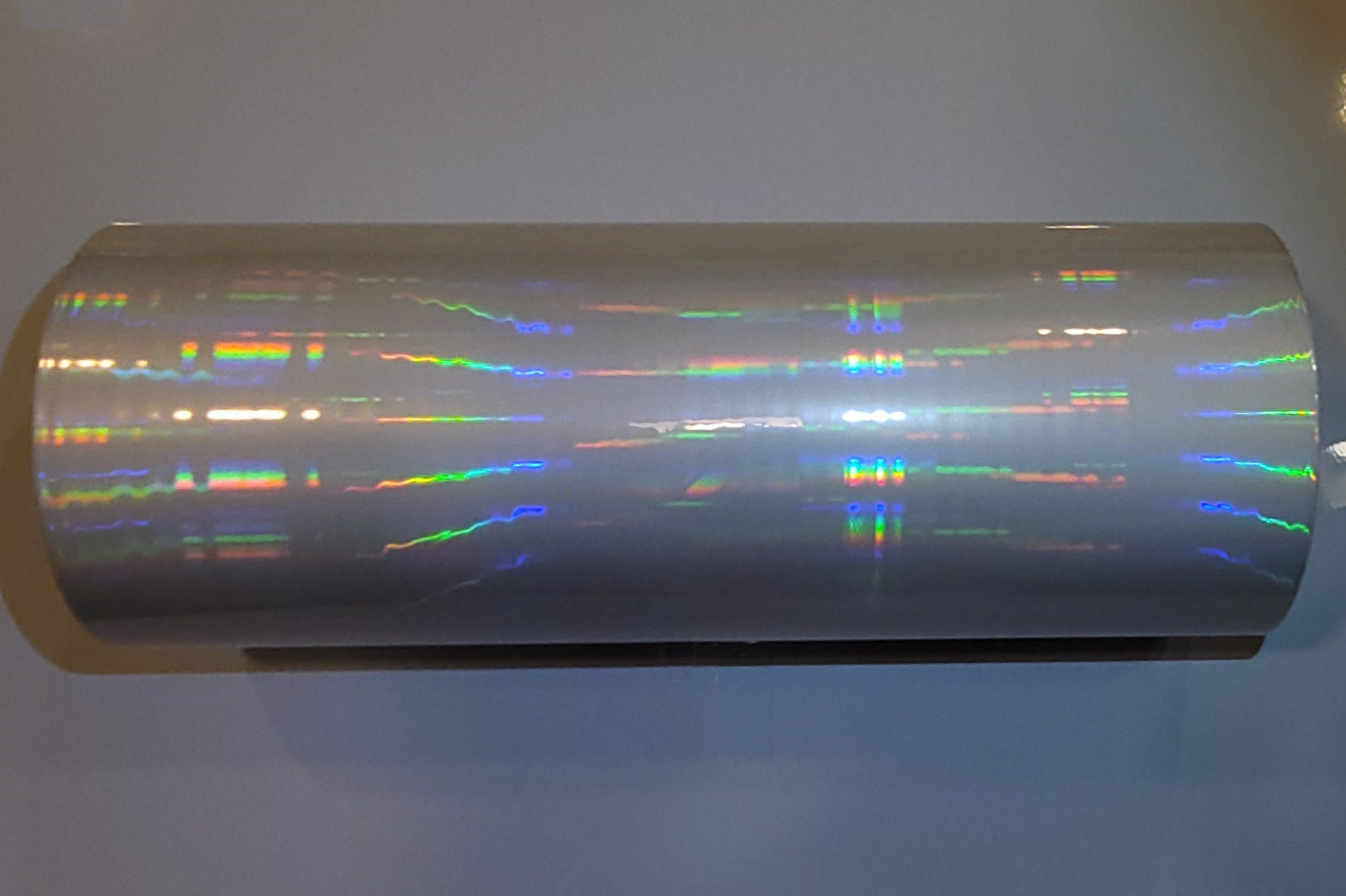 1.6mil Clear Rainbow Holographic Laminating Roll Film 12.75" x 1000', 3" Core