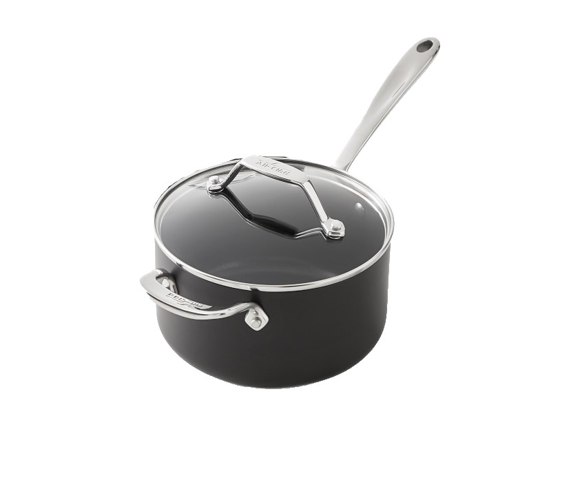 All-Clad Essentials Nonstick 4-qt Sauce Pan with Lid