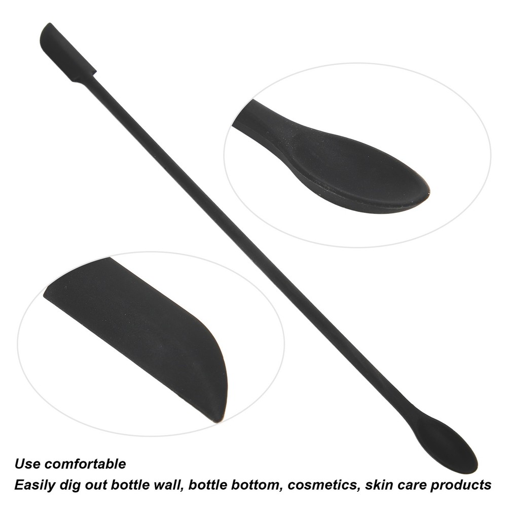 Double Side Silicone Mini Lengthened Slim Jam Spatula For Makeup Scrape Tool New