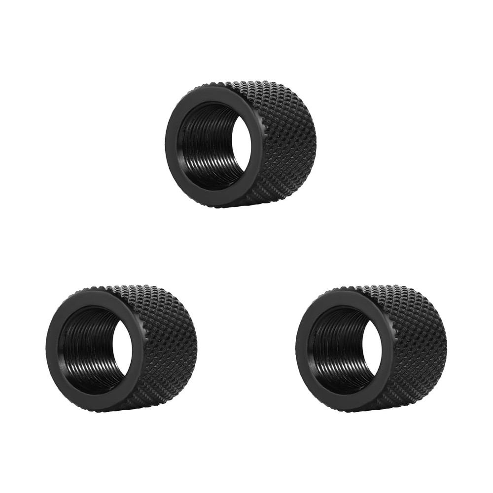 Thread Protector 1/2 x 28 for .22LR .223 & 5.56 (2pack) black