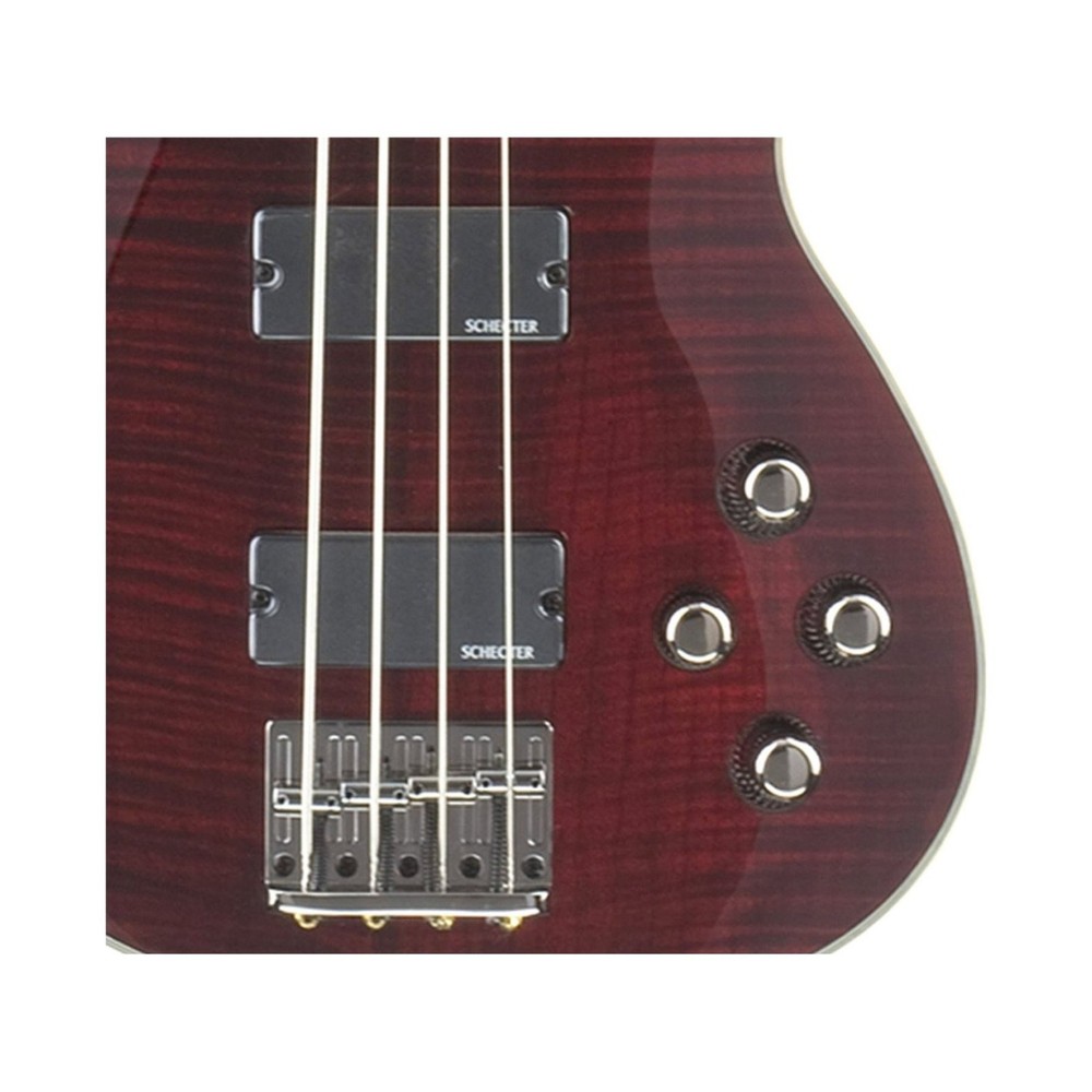 Schecter Omen Extreme-4 Bass Guitar - Black Cherry