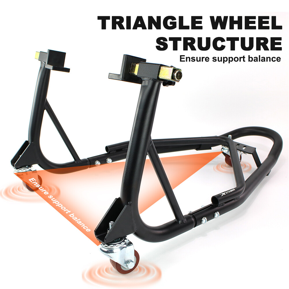 Motorcycle Bike Stand Rear Wheel Lift Adjustable Swingarm Forklift Paddock Stand