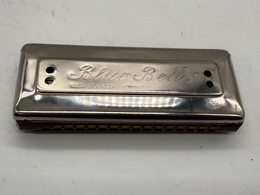 Vintage Blue Bells Harmonica